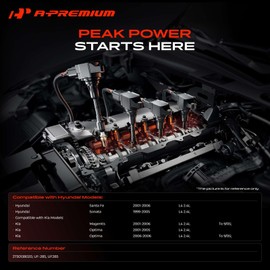 A-Premium 2 Ignition Coils with 2 Spark plug Wires