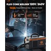 HZXVOGEN Portable Gasless Mini MIG Welder 145A ARC Welding Machine