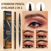 Magic Eyebrow Pencil, Microblading Eyebrow Pen, 2-in-1 Waterproof Eyebrow Pencil