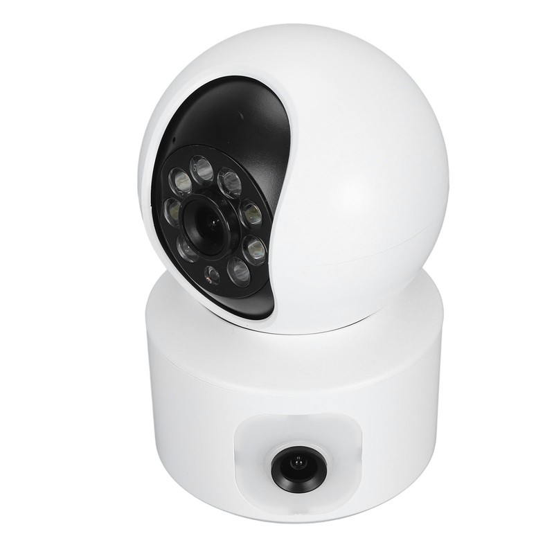 Home Security Camera Dual 2MP Lens Two Way Intercom WiFi