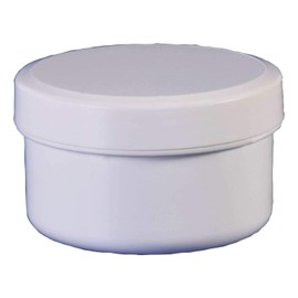 Fa.ars 5 Ointment Jars Homeopathy Cream Container 50 g 60 ml Flat Lid White Ointment Containers Ointment Jars Ointment Jars Plastic Container