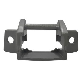 LXJZCPCompatible 3104653.005 3310811.009M RV Camper Trailer Bottom Mounting Bracket V/Camper/Awning Arm Lower Mounting Foot Grey and White Combination (2 Grey)