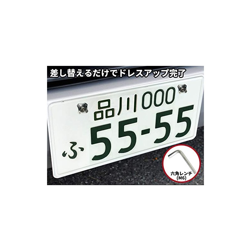 COTRAX License Plate M6 Stainless Steel Bolt Made in Taiwan,