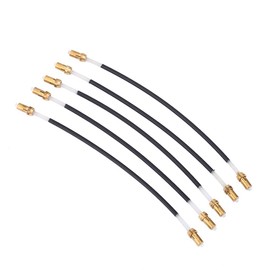5Pcs Violin Tailgut 3/4 4/4 Violin Nylon Fiddle/Violin Tailpiece Gut Cord with Brass Screw Replacement Tailgut Tailcord 5Pcs