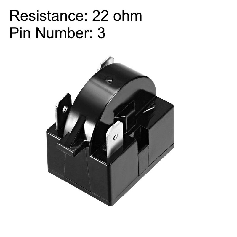 sourcing map 22 Ohm 3 Pin Refrigerator Start Relay for