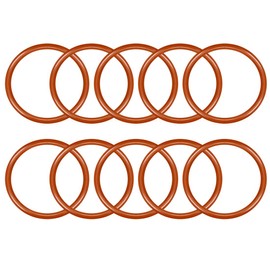 uxcell Silicone O-Ring, 34mm Outside Diameter, 29.2mm Inner Diameter, 2.4mm Width, VMQ Seal Rings Sealing Gasket Red, 10PCS