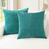 CaliTime Cushion Covers Pack of 2 Cozy Throw Pillow Covers