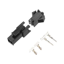 sourcing map 20 Pairs 2.5 mm 2 Pin Male Female JST-SM Housing Crimp Terminal Connector DE