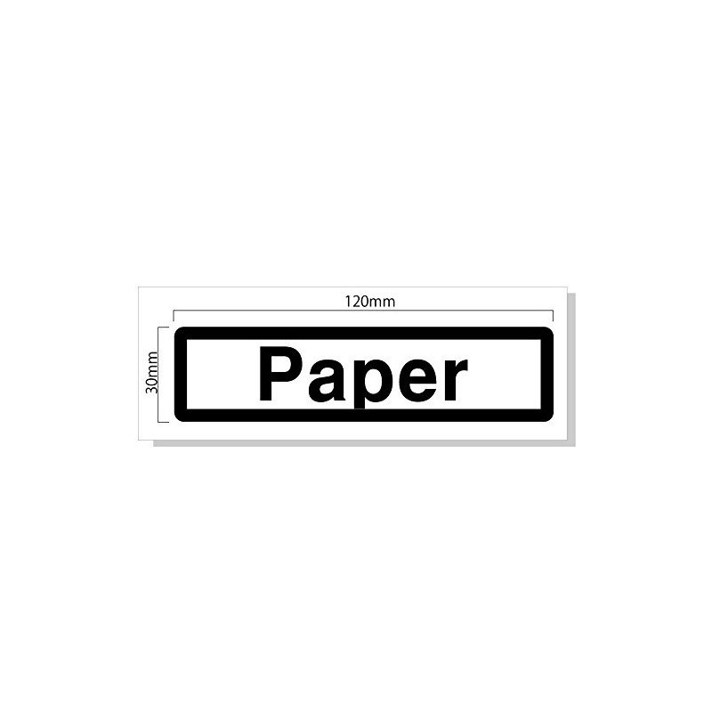 NC – Smile Trash Can for Sensible Seal Sticker Letter Corners Gothic