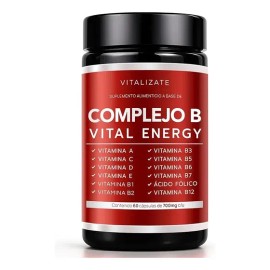 Complejo B Completo Vitalizate Vitamina B12 60 Cápsulas Sin Sabor