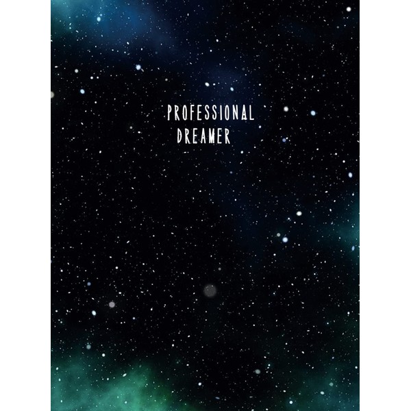 Professional Dreamer Notebook HARDCOVER - Size (8.25 x 11 inches)