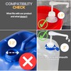 Pump for Gallon Jug & 5 Gallon Bucket, Leakproof Heavy