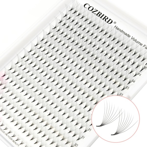 COZBIRD Eyelash Extensions Premade Lash Fans 8d Fluffy Russian Volume