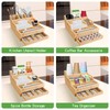 Kitchen Utensil Holder with Drawer, Farmhouse Spatula Organizer for Countertop,Large