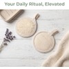 Almohadilla Exfoliante Corporal de Lufa 4 Piezas Beige