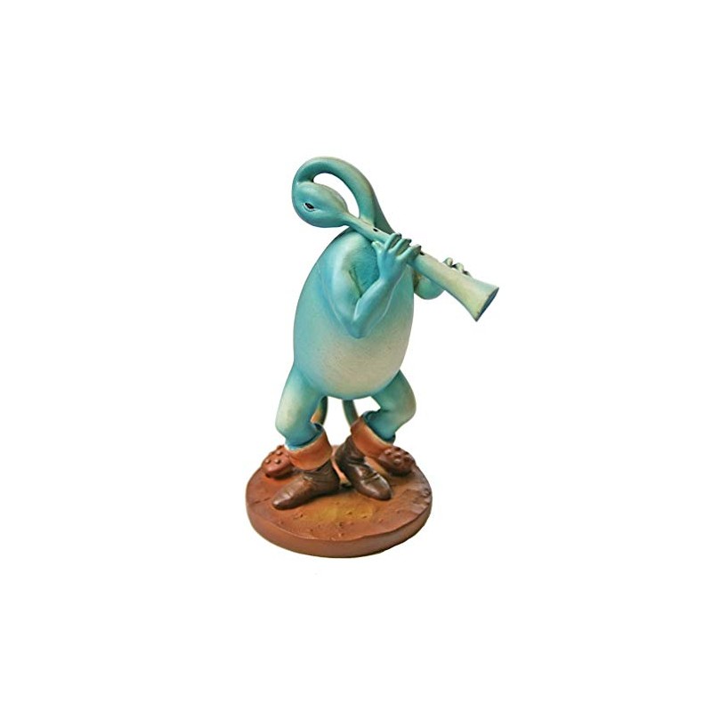 Parastone Hieronymus Bosch Blue Flutist Figurine – 3D Sculpture Replica