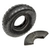 PetrolScooter Wheelbarrow Tyre & Inner Tube Straight Valve Kit 4.10/3.50-4