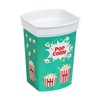 ONONEXPRESS MIX 4 pcs Reusable Plastic Popcorn Containers/Popcorn Bowls Set