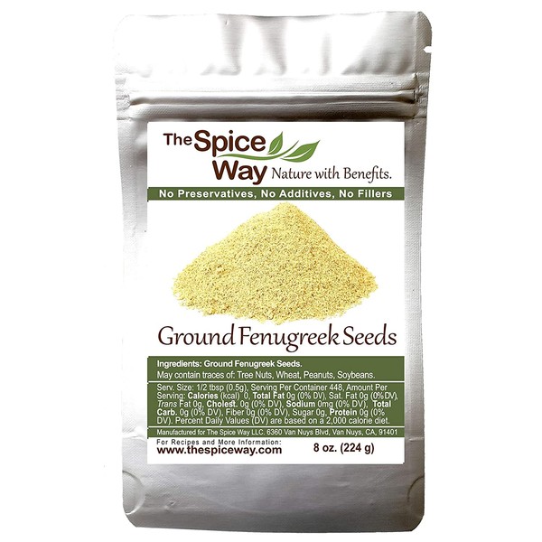 The Spice Way Fenugreek - ground | 8 oz | great for Indian curry seasoning