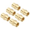 PATIKIL 1/8" x 1/8" Brass NPT Coupler, 6 Pack Female
