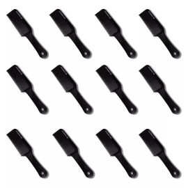 Globusman Peine  De Carbón Flat Top Cerdas Onduladas 12 Pzs