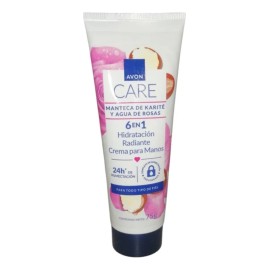 Crema Para Manos Avon Care 50ml Manteca De Karité Y Agua De Rosas