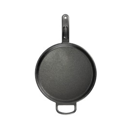 Lodge BOLD 12 Inch Seasoned Cast Iron Griddle, Design-Forward Cookware,Black