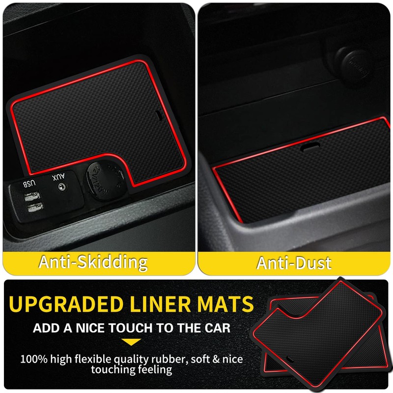 Asgohme Fit for Subaru WRX 2015-2021 Accessories, Upgraded Custom Non-Slip