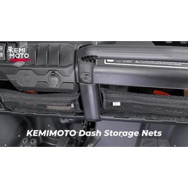 KEMIMOTO UTV Dash Storage Cargo Compartment Nets for Can Am Defender 2016-2023 715003129
