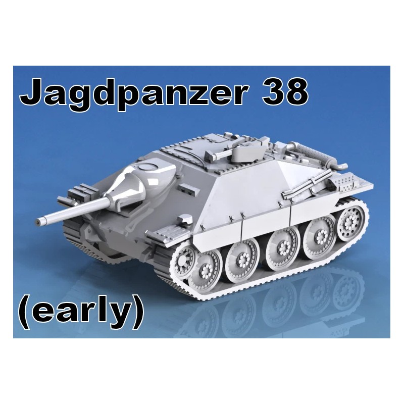 German - Hetzer SPG (3) - 12mm