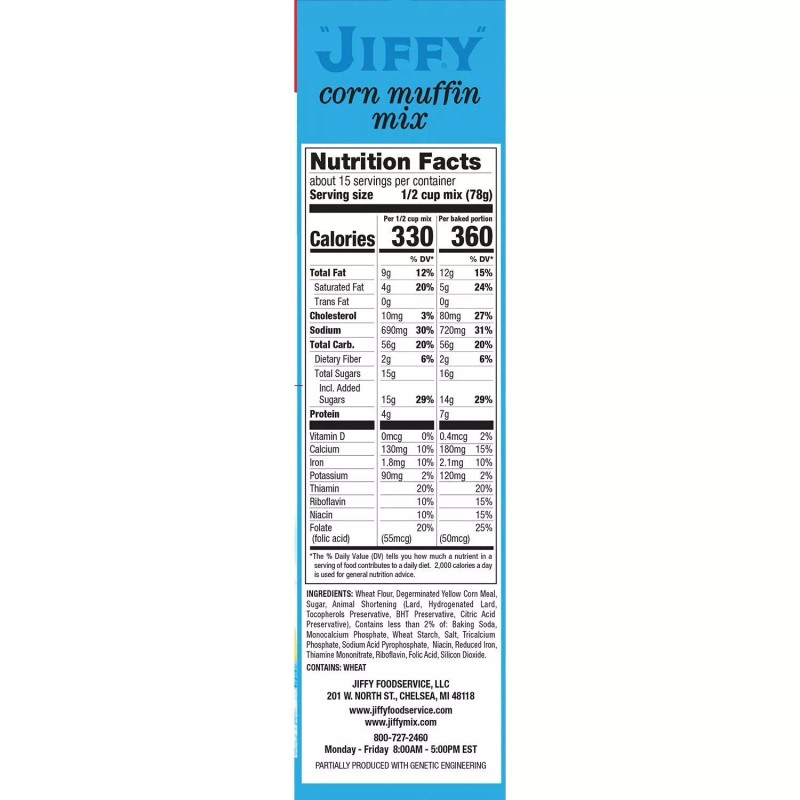 JIFFY Corn Muffin Mix, 40 oz. 3-Pack