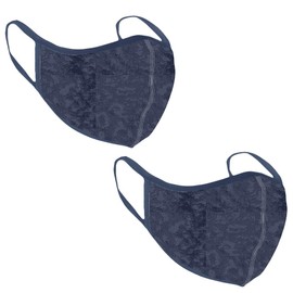 Monterey Club Women's Solid Face Mask #FMW1 (Blue, Size:UNI) (Pack of 2)