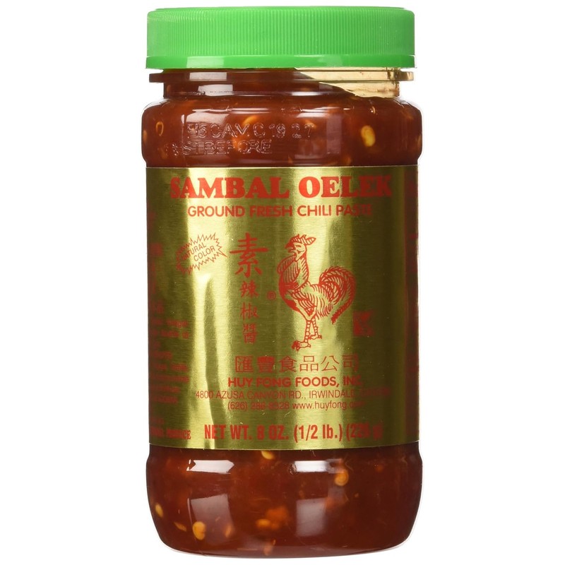Sambal Oelek Chili Paste 8 Oz (Pack of 2)