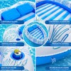Heart-Shaped Inflatable Pool Lounger for Adults – Oversized PVC Floating