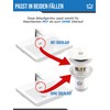 FEINER® Universal Sink Drain Fitting – White – Suitable for