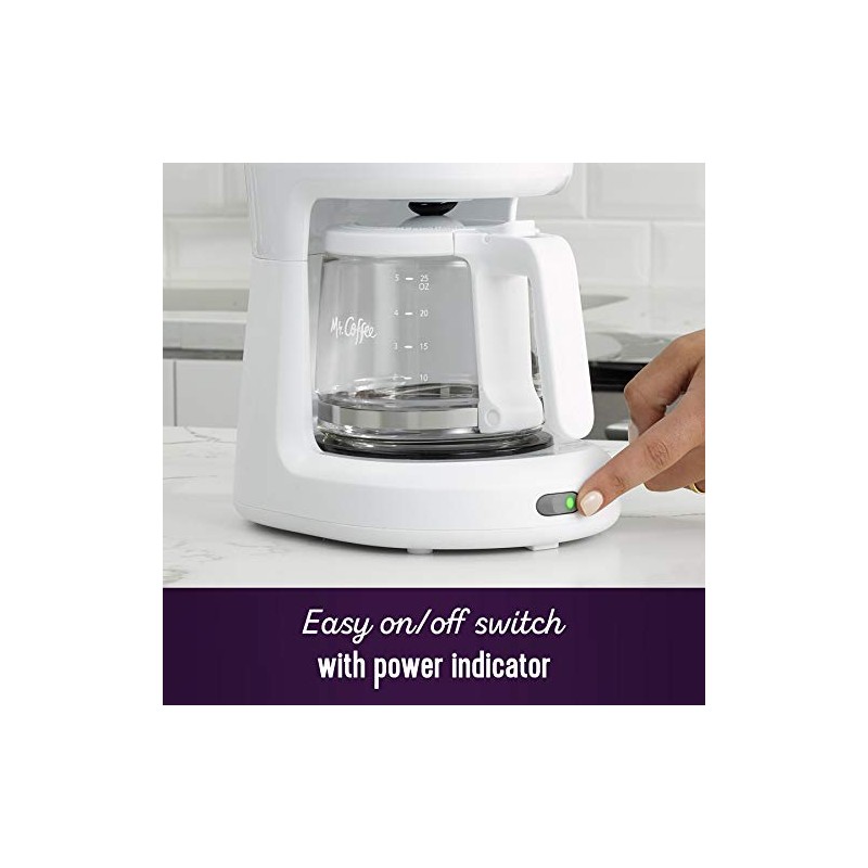 Mr. Coffee 2134286 ® 5-Cup Mini Brew Switch Coffee Maker,