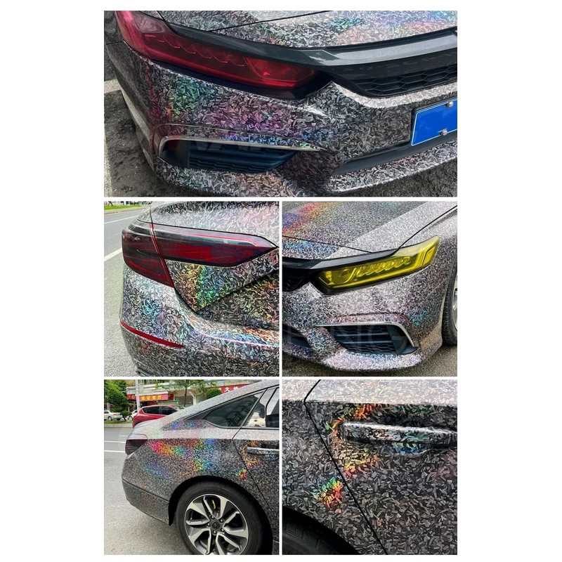 LZLRUN LZLRUN Forged Matte Carbon Fiber Black Vinyl Wrap Roll