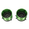 1 Pair 10 Inch Opener Polished Aluminum NAB Hub Adapters