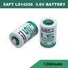 MXCSELLERS 10-Pack LS14250 Lithium 3.6v Batteries for Saft LS14250 1/2AA