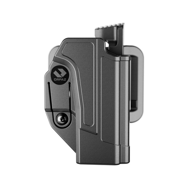 Orpaz G19 Holster Left Handed Compatible with Glock 19 Holster Left Handed Modular OWB Holster (Level II Retention, Belt Holster)