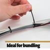 Wild Polar Premium Cable Ties - Clear/White & Black -