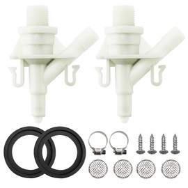 Upgraded 385311641 RV Toilet Valve Kit - Freeze Resistance & Leakage prevention - Fit for Dometic 300 301 310 320 RV Series Toilet&Pedal Marine Toilet Valve(2 Set) by Vypart