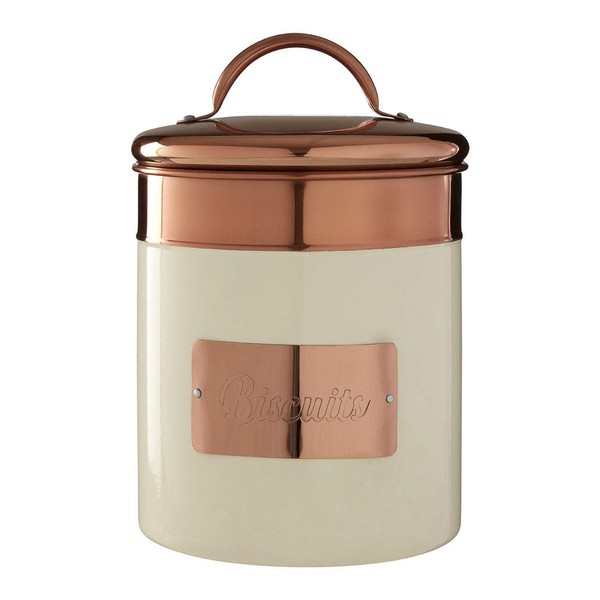 Premier Housewares 507358 Biscuit Canister, Stainless Steel
