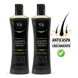 2 Pack Shampoo Alquitran & Creolina (caspa, Ceborrea) 500 Ml