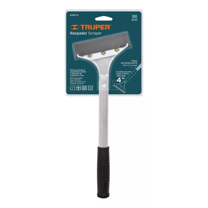 Truper Raspador Con Mango, Navaja De 4 Truper 15962
