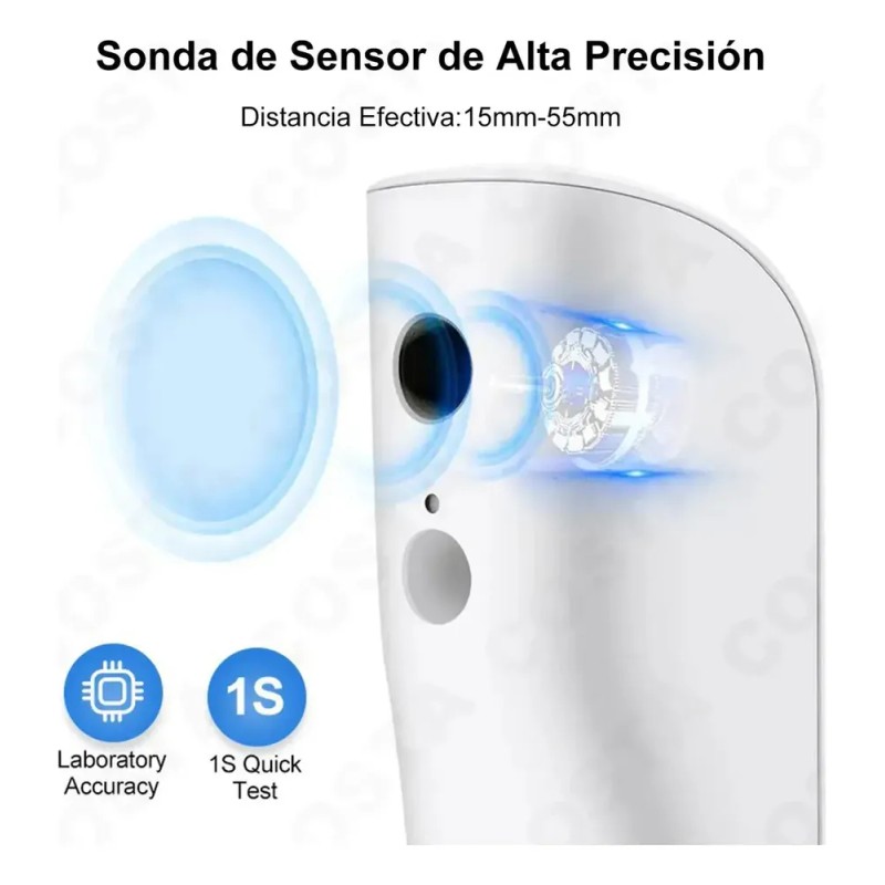 2pcs Termómetros Digitales Infrarrojos Con Medición De Tempe