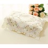 Tissue Case, Lace, Embroidery, Flower Cutwork, Tissue Cover