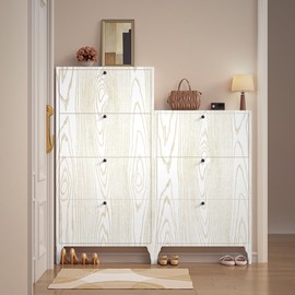 Jeweluck Gold Wood Contact Paper - Peel & Stick Wallpaper, 17.7"x118.1", Gold & White Wood Grain, Removable, Self-Adhesive, Decorative for Cabinets