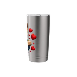 Norwich Terrier Dog Earth Day Hug Love Owner Hugging Planet Stainless Steel Insulated Tumbler