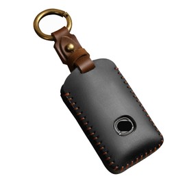 Zyntirik Compatible with Mazda 3 Key Fob Case, 3 Hatchback,6,CX-5,CX-50,CX-3,CX-30,CX-9,CX-90 2020-2024, Remote Car Key Protector Case with Keychain (Black)